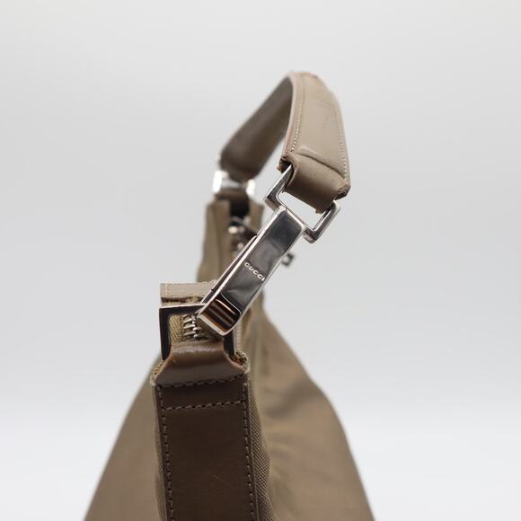 Gucci Nylon Canvas Olive Green Hobo Shoulder Bag - Picture 7 of 11